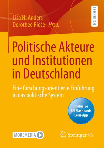 Produktbild: Politische Akteure und Institutionen in Deutschland