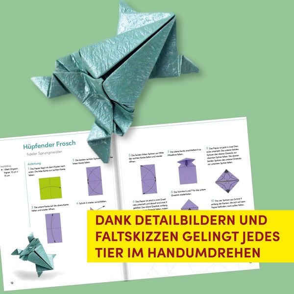 Produktbild: Faszinierende Origami-Tierparade
