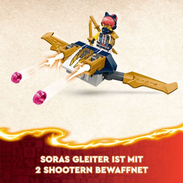 Produktbild: LEGO NINJAGO Kombi-Raupe des Ninja-Teams, 4-in-1-Set mit Rennauto 71820