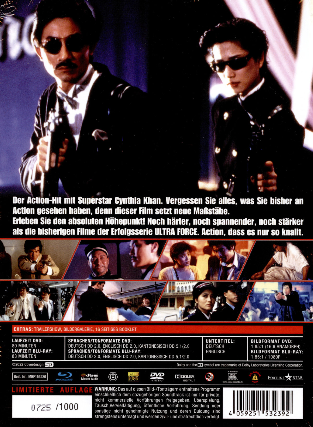 Produktbild: Ultra Force 3 - In the Line of Duty III - Mediabook - Cover B - Limited Edition (Blu-ray) (+ DVD)