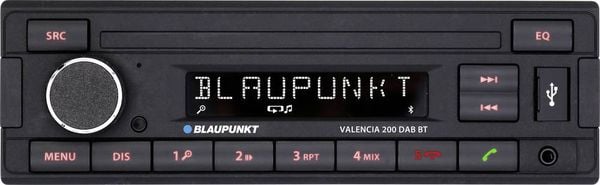 Produktbild: Blaupunkt Valencia 200 DAB BT Autoradio Bluetooth&reg;-Freisprecheinrichtung, DAB+ Tuner