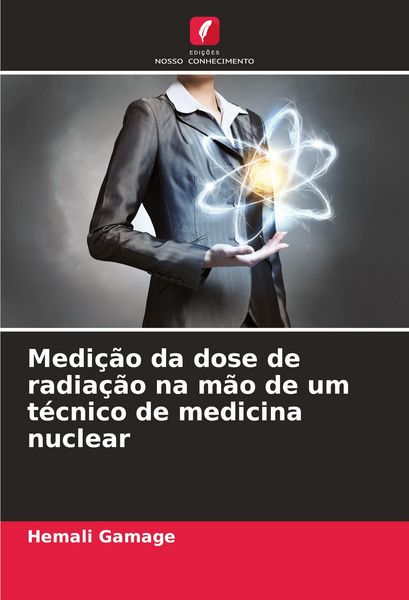 Produktbild: Medi&ccedil;&atilde;o da dose de radia&ccedil;&atilde;o na m&atilde;o de um t&eacute;cnico de medicina nuclear