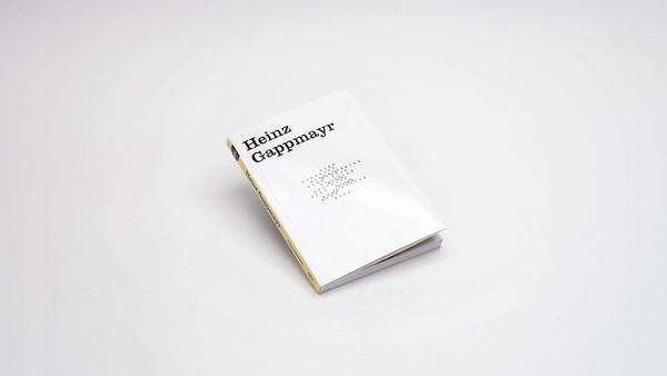 Produktbild: Cahier 001: Heinz Gappmayr