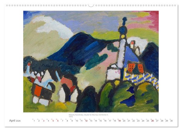 Produktbild: Klassische Moderne 2026 - Mit Kunst durchs Jahr (Wandkalender 2026 DIN A2 quer), CALVENDO Monatskalender