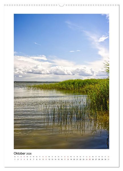 Produktbild: Vorpommern, Impressionen von Ostsee und Bodden (Wandkalender 2026 DIN A2 hoch), CALVENDO Monatskalender