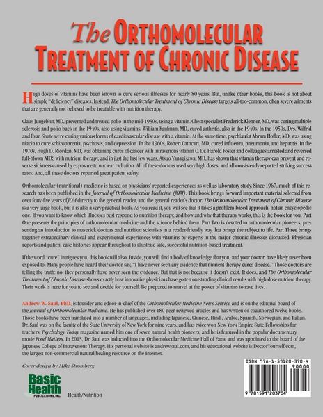 Produktbild: Orthomolecular Treatment of Chronic Disease
