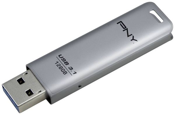 PNY Elite Steel USB-Stick 128GB Silber FD128ESTEEL31G-EF USB 3.1