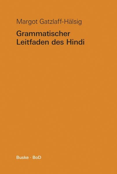 Produktbild: Grammatischer Leitfaden des Hindi