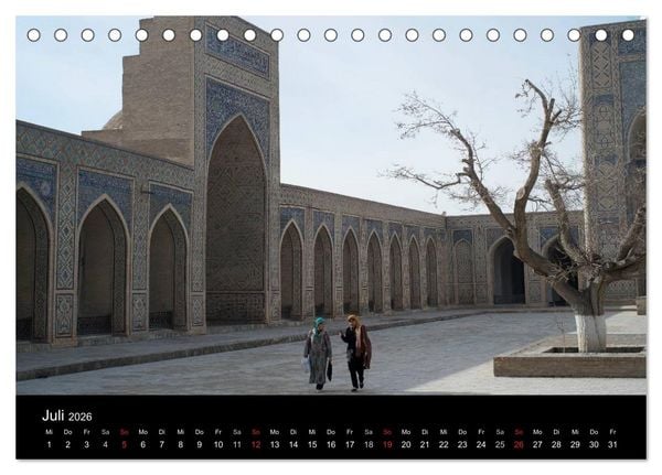 Produktbild: Usbekistan (Tischkalender 2026 DIN A5 quer), CALVENDO Monatskalender