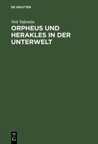 Produktbild: Orpheus und Herakles in der Unterwelt