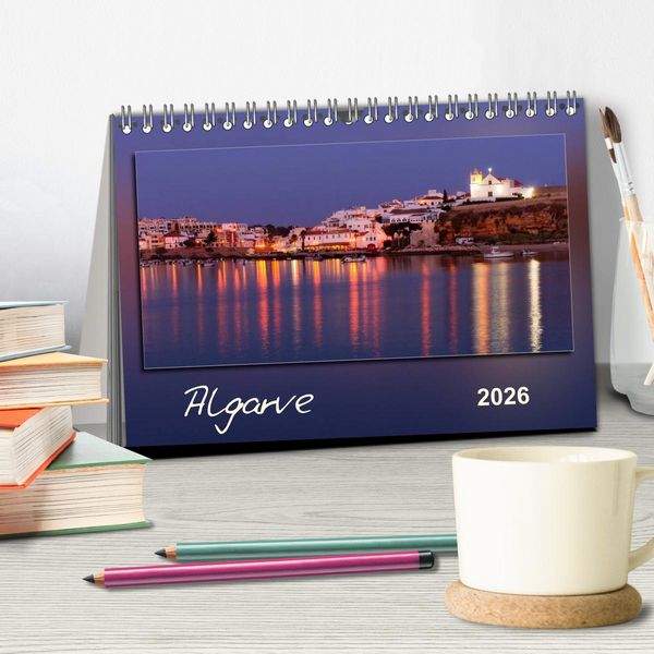 Produktbild: Algarve (Tischkalender 2026 DIN A5 quer), CALVENDO Monatskalender