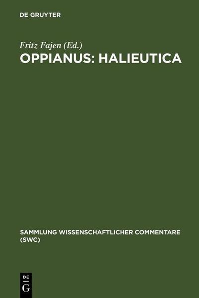 Produktbild: Oppianus: Halieutica