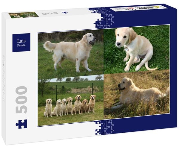 Produktbild: Lais Puzzle Collage Golden Retriever 500 Teile