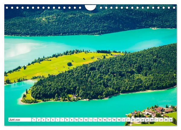 Produktbild: Ein Sommer in den Bayerischen Alpen (Wandkalender 2026 DIN A4 quer), CALVENDO Monatskalender