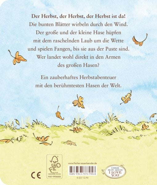 Produktbild: Wei&szlig;t du eigentlich, wie lieb ich dich hab? ... wenn die bunten Bl&auml;tter fliegen