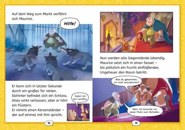 Produktbild: Disney: Die Sch&ouml;ne und das Biest - Die Filmgeschichte mit Comics