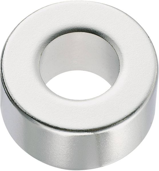 Conrad Components 506000 Permanent-Magnet Ring (Ø x H) 20 mm x 10 mm N35 1.18 - 1.24 T Grenztemperatur (max.): 80 °C