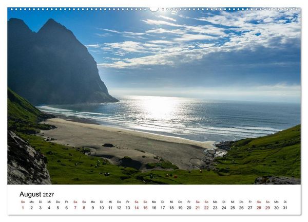 Produktbild: Atemberaubende Natur der Lofoten (Wandkalender 2027 DIN A2 quer), CALVENDO Monatskalender