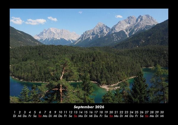Produktbild: Die Seen der Erde 2026 Fotokalender DIN A3