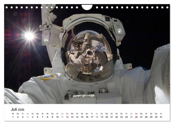 Produktbild: Abenteuer im Weltraum (Wandkalender 2026 DIN A4 quer), CALVENDO Monatskalender