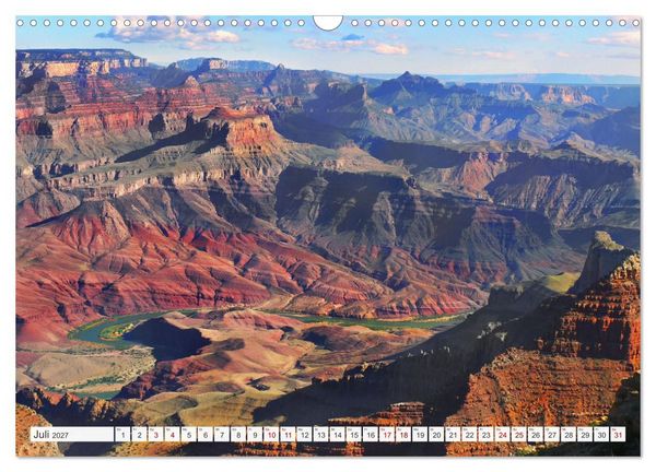 Produktbild: Grand Canyon, Nationalpark (Wandkalender 2027 DIN A3 quer), CALVENDO Monatskalender