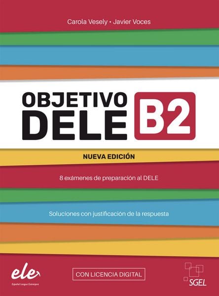 Produktbild: Objetivo DELE B2 &ndash; Nueva edici&oacute;n 2024