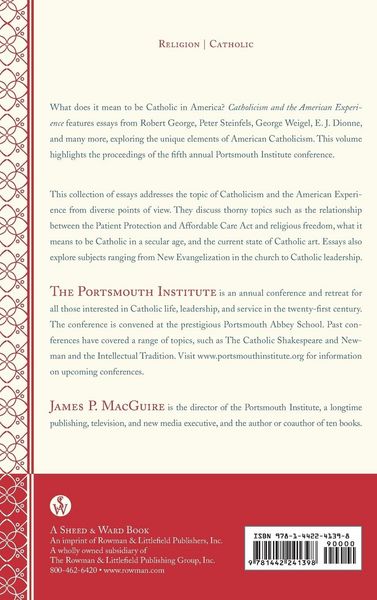 Produktbild: Catholicism and the American Experience