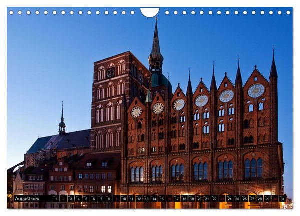 Produktbild: Ostseeperle Stralsund (Wandkalender 2026 DIN A4 quer), CALVENDO Monatskalender