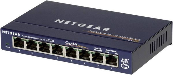 NETGEAR 8-Port GB Switch, lüfterlos