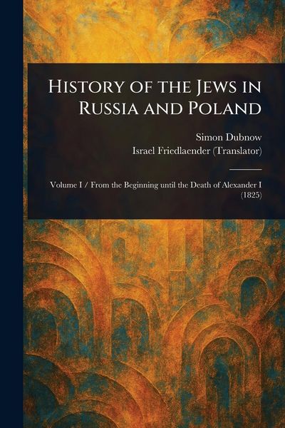 Produktbild: History of the Jews in Russia and Poland