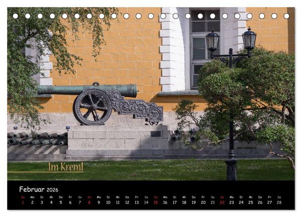 Produktbild: Von Moskau nach St. Petersburg (Tischkalender 2026 DIN A5 quer), CALVENDO Monatskalender