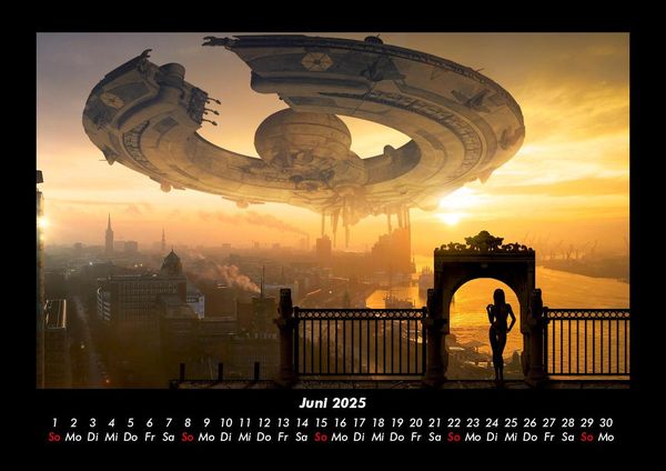 Produktbild: Mit Fantasy durch's Jahr 2025 Fotokalender DIN A3