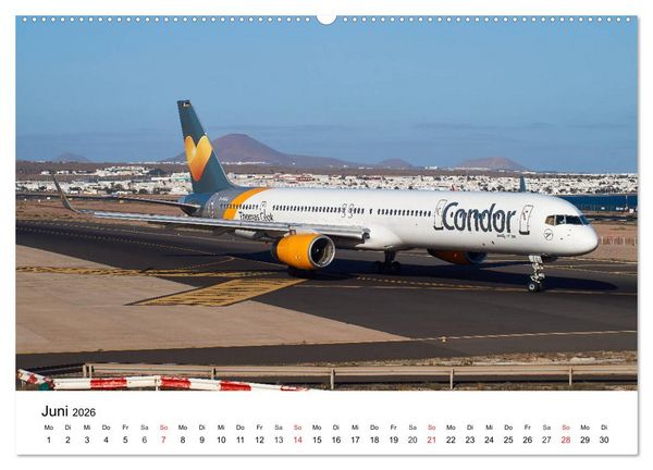 Produktbild: Die sch&ouml;nsten Airliner (Wandkalender 2026 DIN A2 quer), CALVENDO Monatskalender