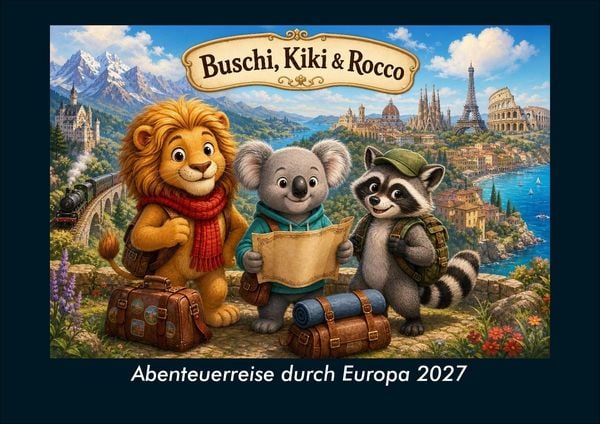Produktbild: Abenteuerreise durch Europa 2027 Fotokalender DIN A4