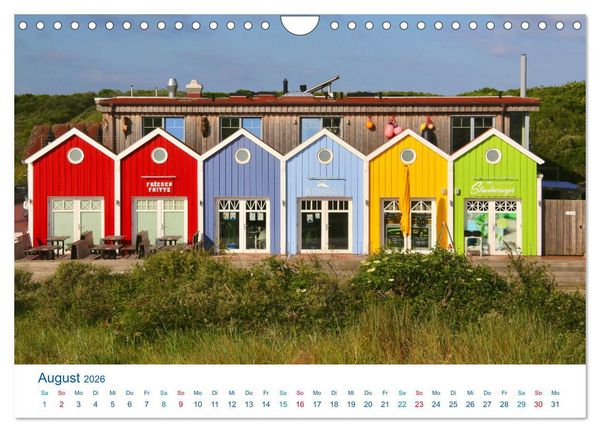 Produktbild: Langeoog 2026. Impressionen zwischen Hafen und Ostende (Wandkalender 2026 DIN A4 quer), CALVENDO Monatskalender