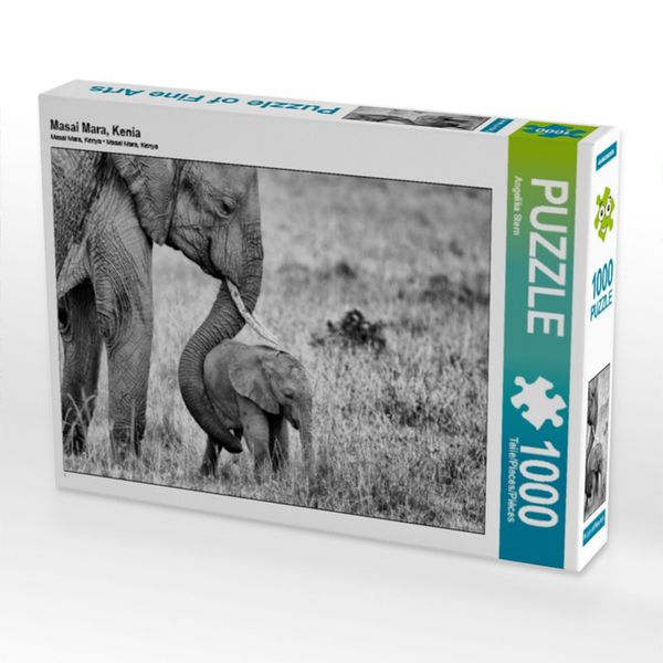 Produktbild: CALVENDO Puzzle Masai Mara, Kenia | 1000 Teile Lege-Gr&ouml;&szlig;e 64x48cm Foto-Puzzle f&uuml;r gl&uuml;ckliche Stunden