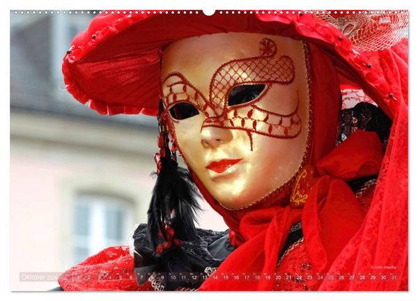 Produktbild: Magie der Masken (Wandkalender 2026 DIN A2 quer), CALVENDO Monatskalender