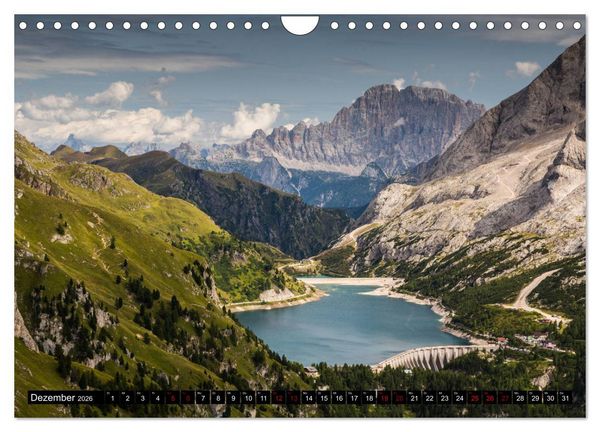 Produktbild: Bergseen in den Dolomiten (Wandkalender 2026 DIN A4 quer), CALVENDO Monatskalender