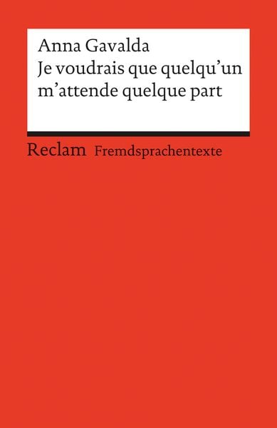 Produktbild: Je voudrais que quelqu&rsquo;un m&rsquo;attende quelque part