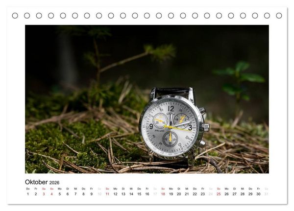 Produktbild: Uhren aus aller Welt (Tischkalender 2026 DIN A5 quer), CALVENDO Monatskalender