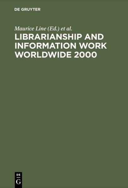 Produktbild: Librarianship and Information Work Worldwide 2000