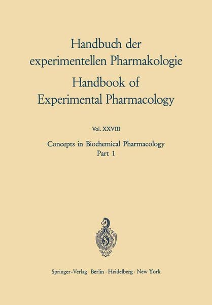 Produktbild: Concepts in Biochemical Pharmacology