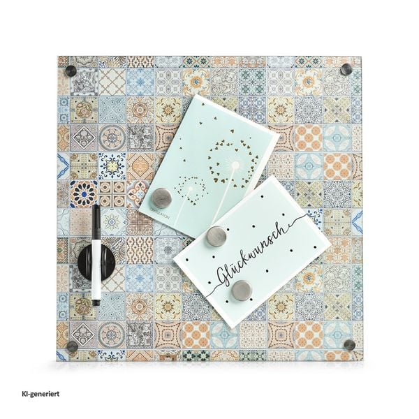 Produktbild: HTI-Living Memoboard aus Glas Mosaik Memoboard aus Glas Mosaik