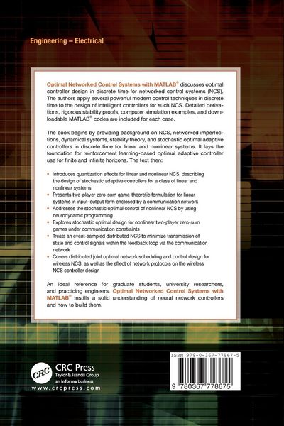 Produktbild: Optimal Networked Control Systems with MATLAB