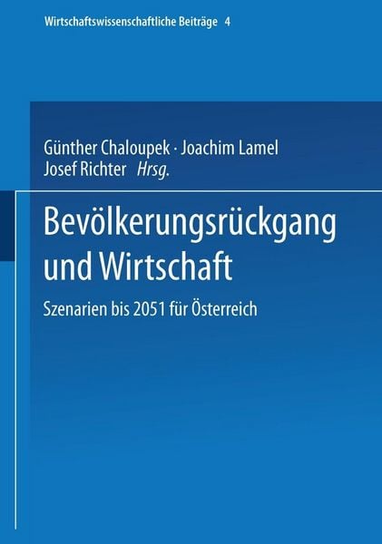 Produktbild: Bev&ouml;lkerungsr&uuml;ckgang und Wirtschaft