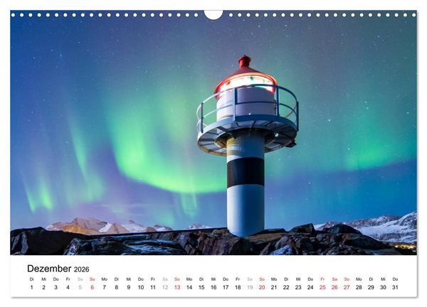 Produktbild: LEUCHTT&Uuml;RME - rund um den Globus (Wandkalender 2026 DIN A3 quer), CALVENDO Monatskalender