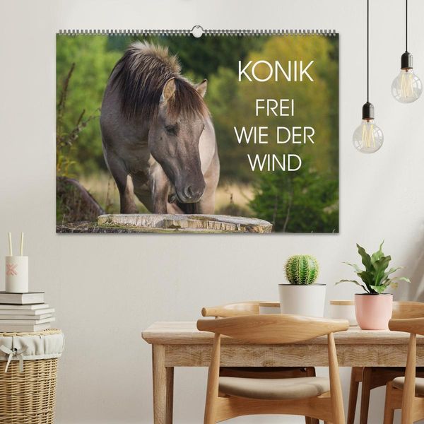 Produktbild: Konik - Frei geboren (Wandkalender 2026 DIN A2 quer), CALVENDO Monatskalender