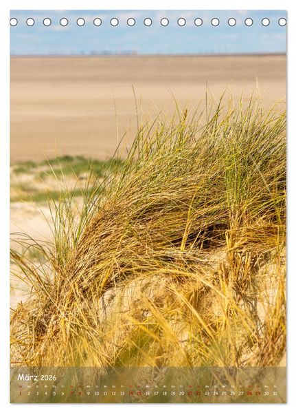 Produktbild: Nordfriesland, Zwischen St. Peter Ording und Sylt (Tischkalender 2026 DIN A5 hoch), CALVENDO Monatskalender