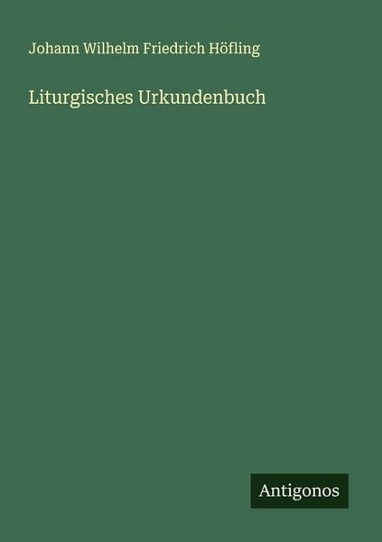 Produktbild: Liturgisches Urkundenbuch