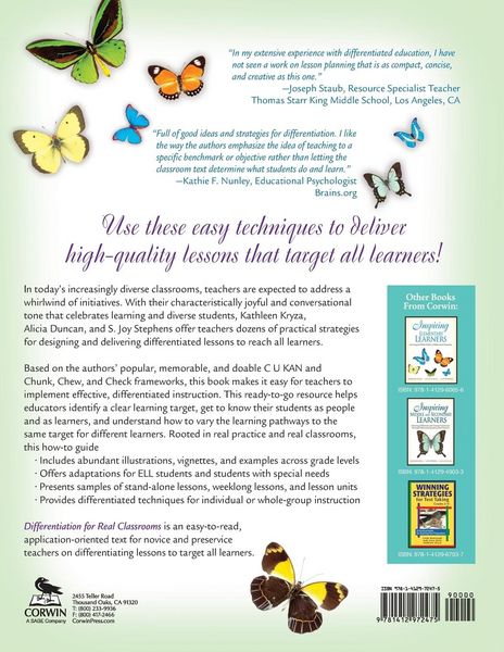 Produktbild: Differentiation for Real Classrooms